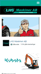 Mobile Screenshot of lhsmaskiner.se