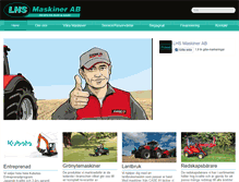 Tablet Screenshot of lhsmaskiner.se